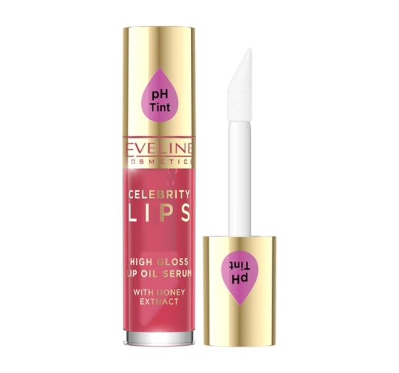 Eveline Cosmetics Celebrity Lips High Gloss Lip Oil Serum олійка-сироватка для губ 04 Red 5 мл