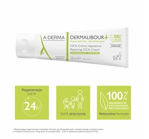 A-DERMA DERMALIBOUR CICA ВІДНОВЛЮЮЧИЙ КРЕМ 50МЛ