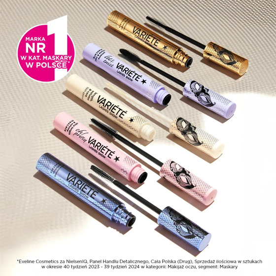 EVELINE VARIETE LASHES SHOW ТУШЬ ДЛЯ РЕСНИЦ 10МЛ