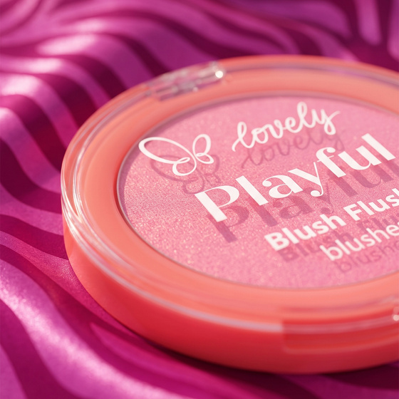 Lovely Playful Blush Flush кремово-пудрові рум’яна 01 Girly 7 г
