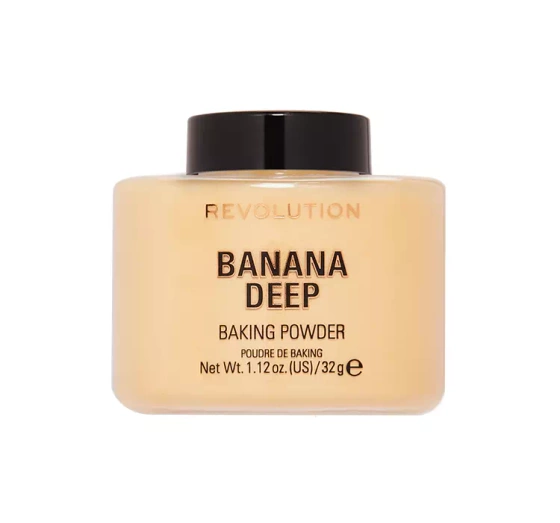 MAKEUP REVOLUTION BAKING POWDER РОЗСИПЧАСТА ПУДРА BANANA DEEP 32 Г