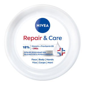 NIVEA REPAIR & CARE UREA ЗВОЛОЖУЮЧЕ-ВІДНОВЛЮВАЛЬНИЙ КРЕМ ДЛЯ ТІЛА, ОБЛИЧЧЯ ТА РУК 400 МЛ