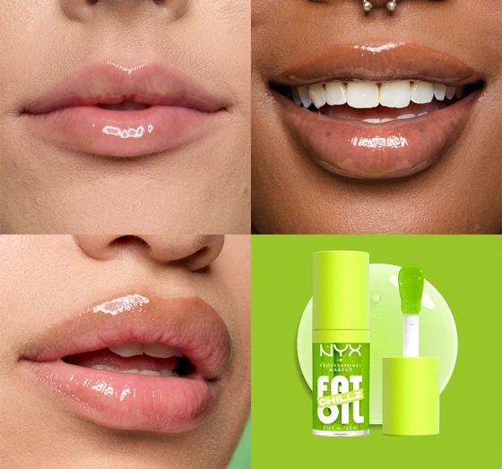 NYX Professional Makeup Fat Oil Chillz блеск для губ 19 Kiwi Freezie 4,8МЛ