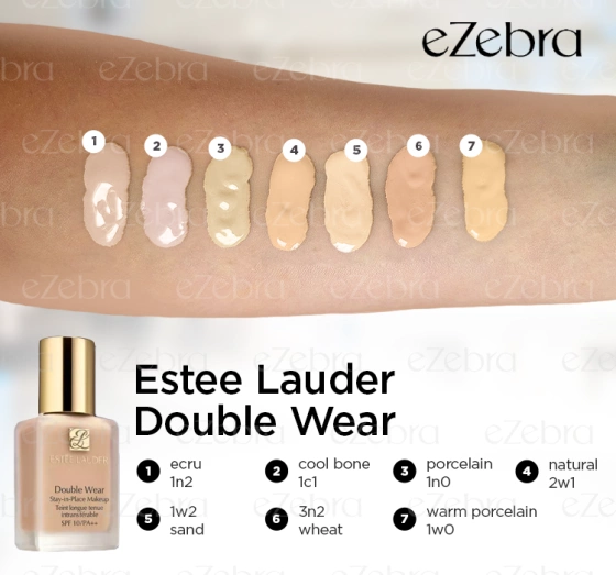 ESTEE LAUDER DOUBLE WEAR ТОНАЛЬНА ОСНОВА PORCELAIN 1W0