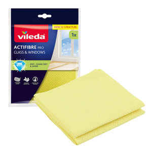 Vileda Actifibre Pro Glass & Windows — серветка з мікрофібри з покриттям PVA для скла та вікон, 1 шт.