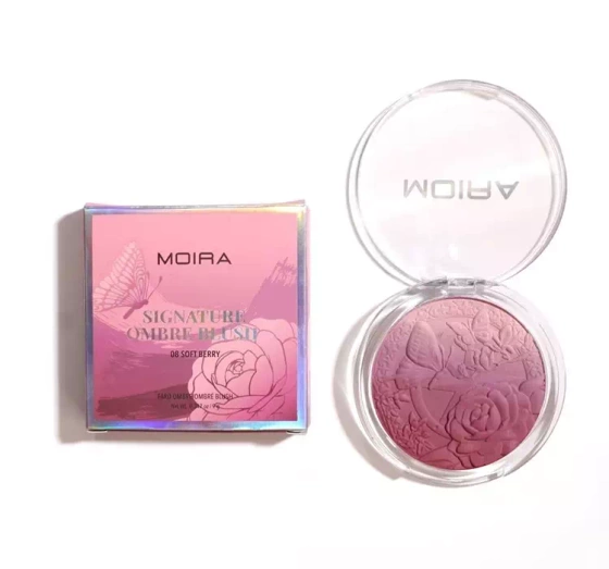 MOIRA SIGNATURE РУМ'ЯНА ДЛЯ ЩІК ОМБРЕ 08 SOFT BERRY 9Г