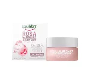EQUILIBRA ROSA АНТИВІКОВИЙ ТРОЯНДОВИЙ КРЕМ З ГІАЛУРОНОВОЮ КИСЛОТОЮ 50МЛ