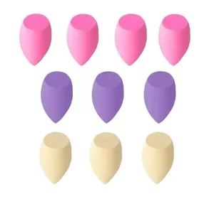 eCarla набір спонжів для макіяжу обличчя 10шт