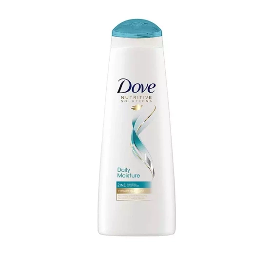 DOVE NOUTRITIVE SOLUTIONS DAILY MOISTURE 2IN1 ШАМПУНЬ + КОНДИЦІОНЕР 400 МЛ