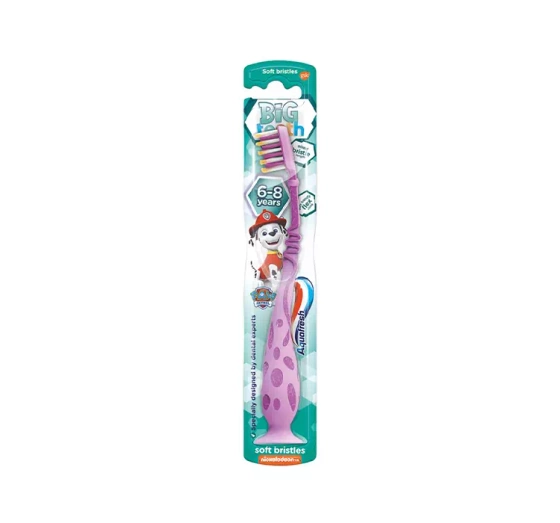 AQUAFRESH BIG TEETH PSI PATROL ЗУБНАЯ ЩЕТКА ДЛЯ ДЕВОЧЕК 6-8 ЛЕТ SOFT