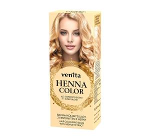 VENITA HENNA COLOR ТОНИРУЮЩИЙ БАЛЬЗАМ С ЭКСТРАКТОМ ХНИ 1 SUNNY BLONDE 75МЛ