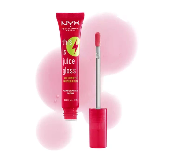 NYX PROFESSIONAL MAKEUP THIS IS JUICE GLOSS БЛИСК ДЛЯ ГУБ 05 POMEGRANATE CLOUT 10МЛ