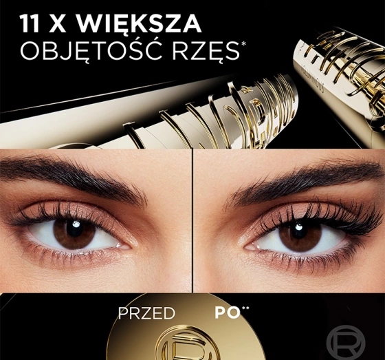 L’Oréal Paris Panorama Volume Million Lashes тушь для утолщения ресниц Dark Brown 9,9мл