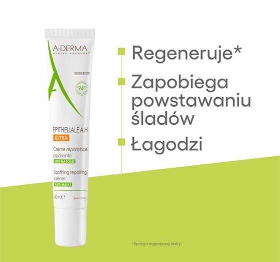 A-DERMA EPITHELIALE A.H ULTRA УСПОКАИВАЮЩЕ-ВОССТАНАВЛИВАЮЩИЙ КРЕМ 40 МЛ