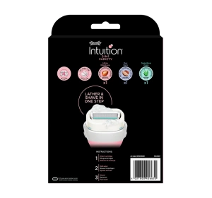 WILKINSON SWORD INTUITION VARIETY EDITION БРИТВА ДЛЯ ГОЛІННЯ ДЛЯ ЖІНОК + 2 КАРТРИДЖІ
