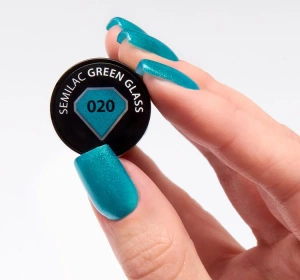 SEMILAC ГЕЛЬ-ЛАК UV HYBRID GREEN GLASS 020