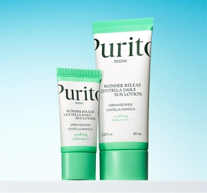 Purito Wonder Releaf Centella легкий солнцезащитный крем для лица SPF 50+ 15 мл