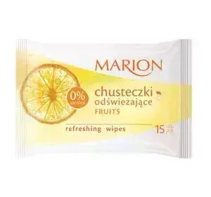 MARION ОСВЕЖАЮЩИЕ САЛФЕТКИ FRUITS ФРУКТОВЫЙ АРОМАТ