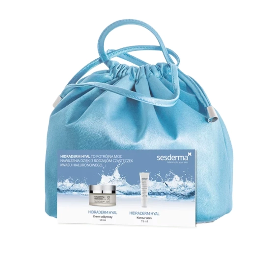 SESDERMA HIDRADERM HYAL ПОДАРОЧНЫЙ НАБОР В КОСМЕТИЧКЕ КРЕМ ПОД ГЛАЗА + КРЕМ ДЛЯ ЛИЦА