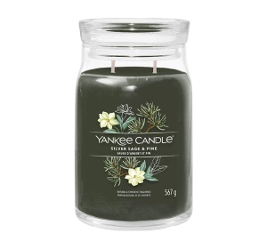 YANKEE CANDLE SIGNATURE АРОМАТИЧЕСКАЯ СВЕЧА SILVER SAGE & PINE 567Г