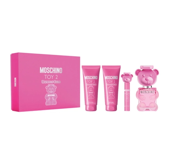 MOSCHINO TOY 2 BUBBLE GUM ТУАЛЕТНА ВОДА 100МЛ + 10МЛ + БАЛЬЗАМ 100МЛ + ГЕЛЬ 100МЛ