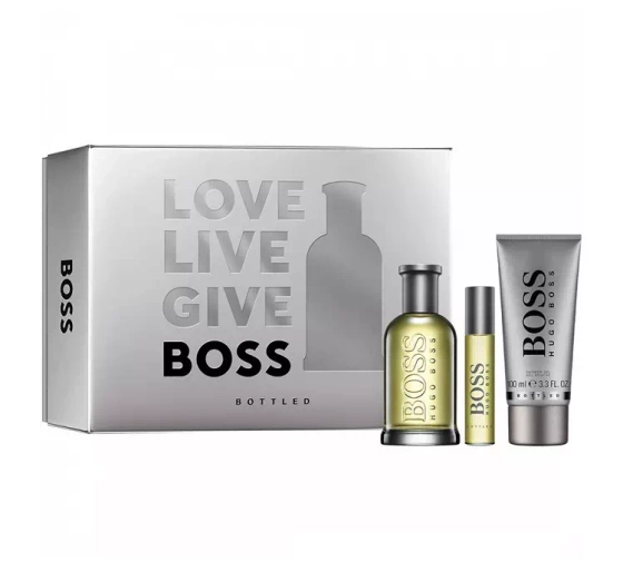 HUGO BOSS BOTTLED ТУАЛЕТНА ВОДА 100МЛ + 10МЛ + ГЕЛЬ 100МЛ