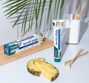 HIMALAYA HERBALS SPARKLY WHITE ТРАВ'ЯНА ЗУБНА ПАСТА 75МЛ