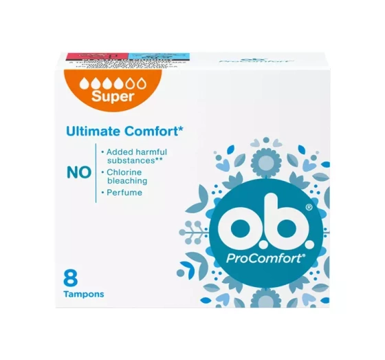 O.B. ProComfort тампоны Super 8шт
