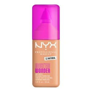 NYX Professional Makeup Make 'Em Wonder матуючий тональний крем для обличчя 12 Natural 30 мл