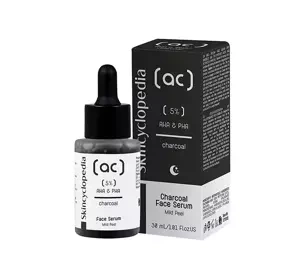 SKINCYCLOPEDIA СИРОВАТКА ДЛЯ ОБЛИЧЧЯ З 5% AHA ТА PHA КОМПЛЕКСОМ ТА АКТИВОВАНИМ ВУГІЛЛЯМ 30МЛ