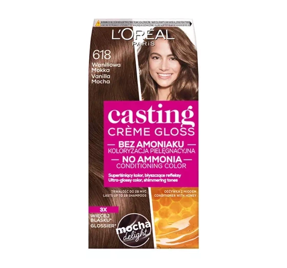 LOREAL CASTING CREME GLOSS ФАРБА ДЛЯ ВОЛОССЯ 618 VANILLA MOCHA 