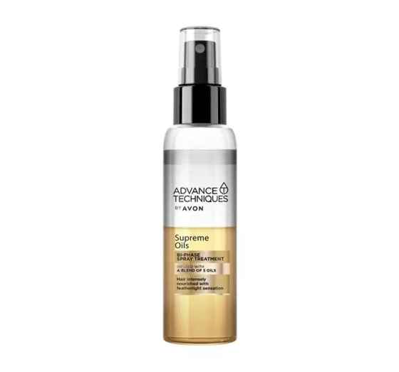 AVON ADVANCE TECHNIQUES SUPREME OILS BI-PHASE TREATMENT СПРЕЙ ДЛЯ ВОЛОССЯ 100МЛ