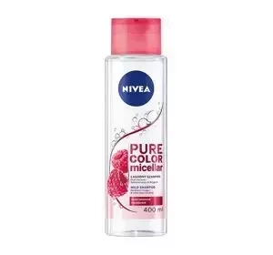 NIVEA PURE COLOR MICELLAR МІЦЕЛЯРНИЙ ШАМПУНЬ 400МЛ