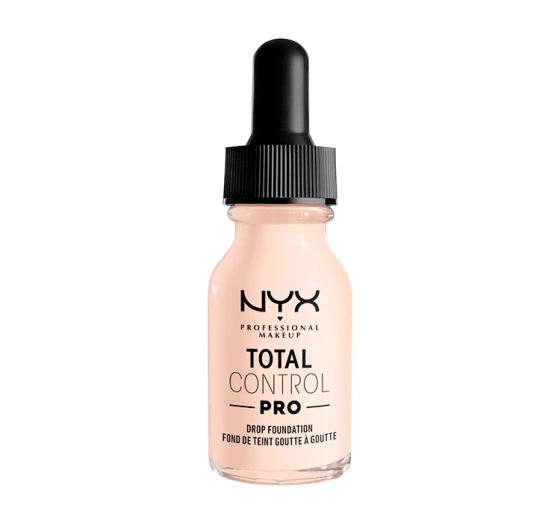 Натисніть на картинку, щоб її збільшити NYX PROFESSIONAL MAKEUP TOTAL CONTROL PRO DROP FOUNDATION ТОНАЛЬНА ОСНОВА 1.3 13МЛ