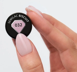 SEMILAC ГІБРИДНИЙ ЛАК УФ HYBRID BISCUIT 032