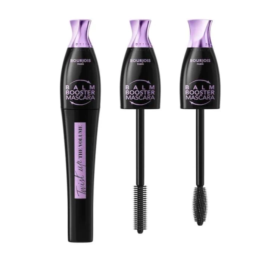 BOURJOIS TWIST UP THE VOLUME BALM BOOSTER ТУШ ДЛЯ ВІЙ 003 BLACK/NOIR 8МЛ