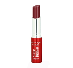 Golden Rose Mood Sheer Bright блискуча помада 108 Rosy Plum 3,3 г