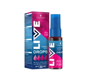 SCHWARZKOPF LIVE DROPS ПОЛУСТОЙКАЯ КРАСКА ДЛЯ ВОЛОС PETAL PINK 30МЛ