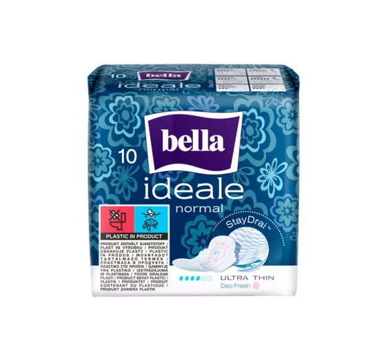 BELLA IDEALE STAYDRAI NORMAL ГІГІЄНІЧНІ ПРОКЛАДКИ З КРИЛЬЦЯМИ 10 ШТУК