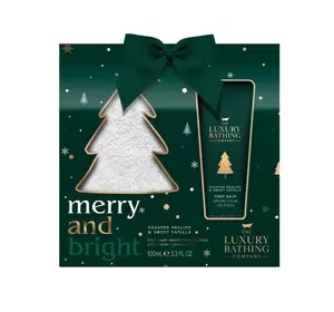 The Luxury Bathing Merry and Bright набір для догляду за ногами: бальзам для ніг + шкарпетки