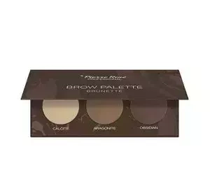 PIERRE RENE BROW PALETTE ПАЛЕТКА ТІНЕЙ ДЛЯ БРІВ BRUNETTE 3x1,3Г