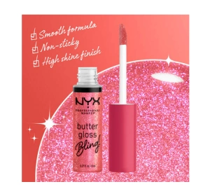 NYX PROFESSIONAL MAKEUP BUTTER GLOSS BLING БЛЕСК ДЛЯ ГУБ 05 SHE GOT MONEY 8МЛ