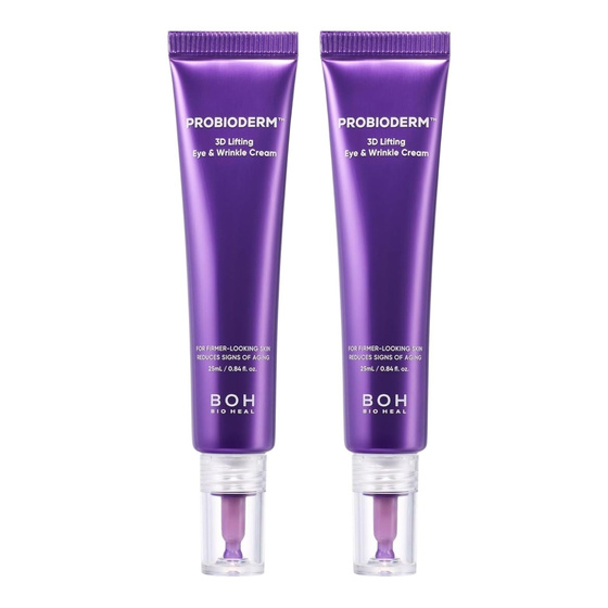 Bioheal Boh Probioderm 3D Lifting Eye & Wrinkle Cream антивозрастной крем для кожи вокруг глаз с коллагеном, 2 x 25 мл