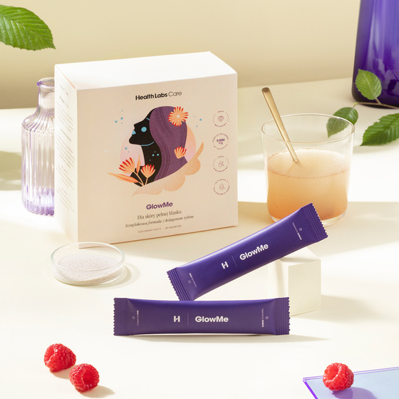 Health Labs Care GlowMe пищевая добавка «Малина», 330 г