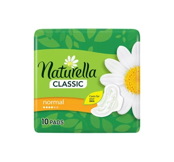 NATURELLA CLASSIC NORMAL ГІГІЄНІЧНІ ПРОКЛАДКИ З КРИЛЬЦЯМИ 10 ШТ