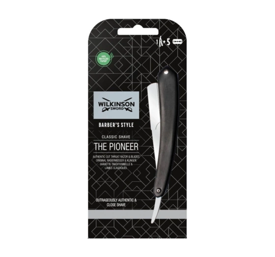Натисніть на картинку, щоб її збільшити WILKINSON SWORD CLASSIC PREMIUM БРИТВА ДЛЯ ЧОЛОВІКІВ + ЛЕЗА 5 ШТУК