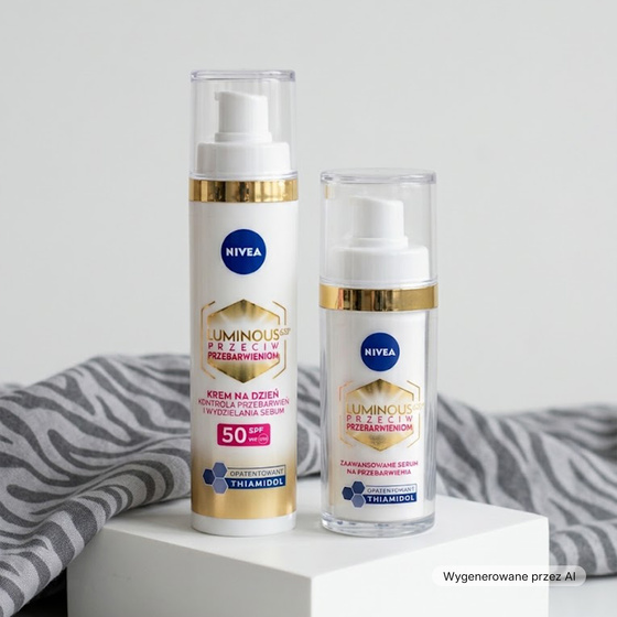 NIVEA 2 Pack Cellular Luminous630 набор косметики для ухода за лицом дневной крем + сыворотка