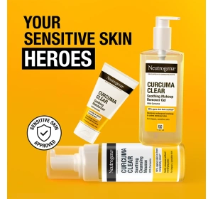 Neutrogena Clear&Soothe Moisturiser увлажняющий крем для лица с куркумой 75 мл