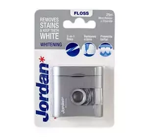 JORDAN  ЗУБНА НИТКА WHITENING 25М