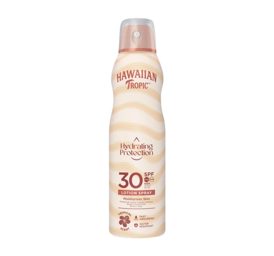 Нажмите на картинку, чтобы ее увеличить HAWAIIAN TROPIC SILK HYDRATION AIR SOFT БАЛЬЗАМ-СПРЕЙ ДЛЯ ЗАГАРА SPF30 177МЛ